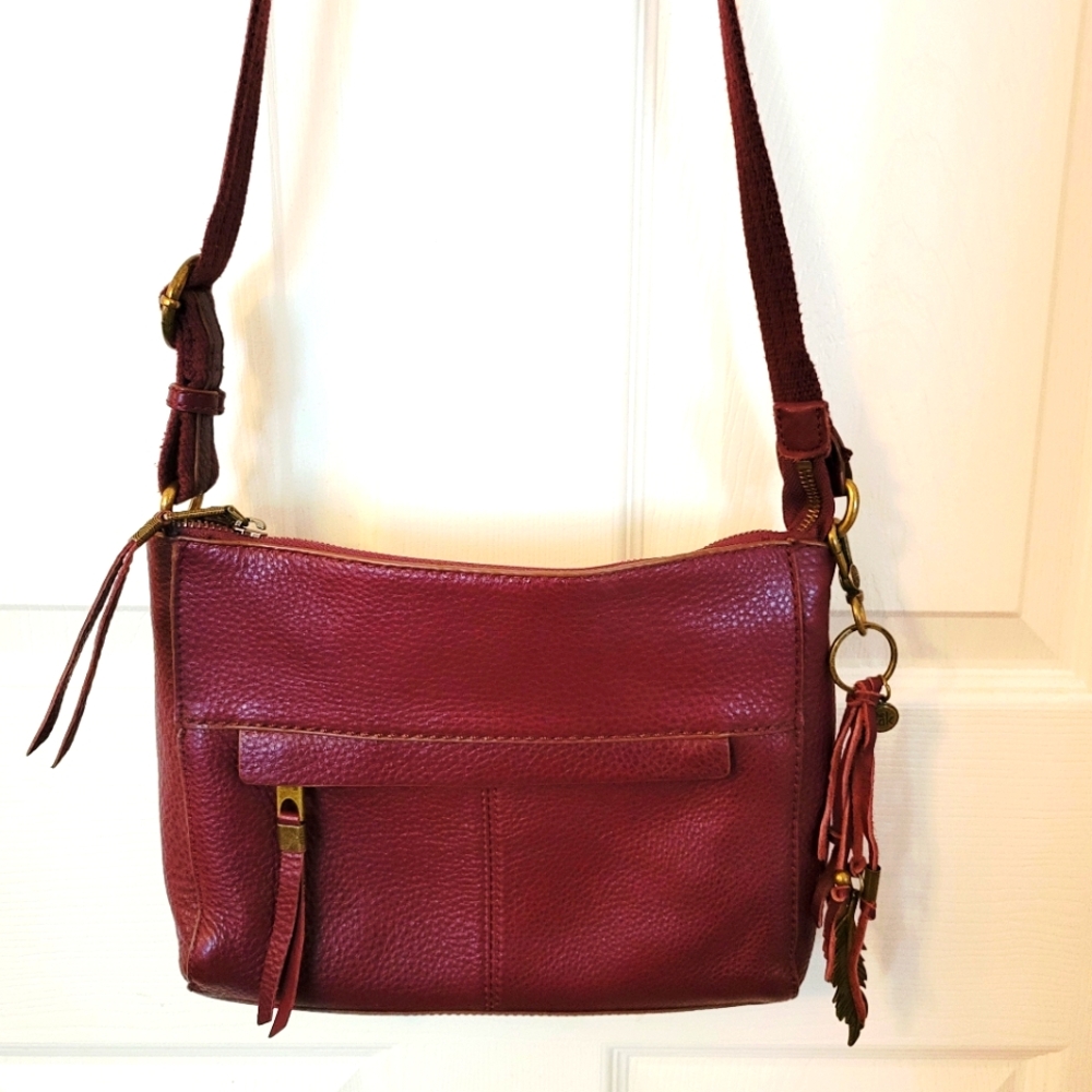 Chic Sac Burgundy Crossbody Bag